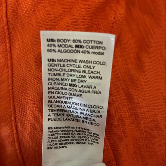 NWT WHBM ruffle front top-small - Picture 3 of 4